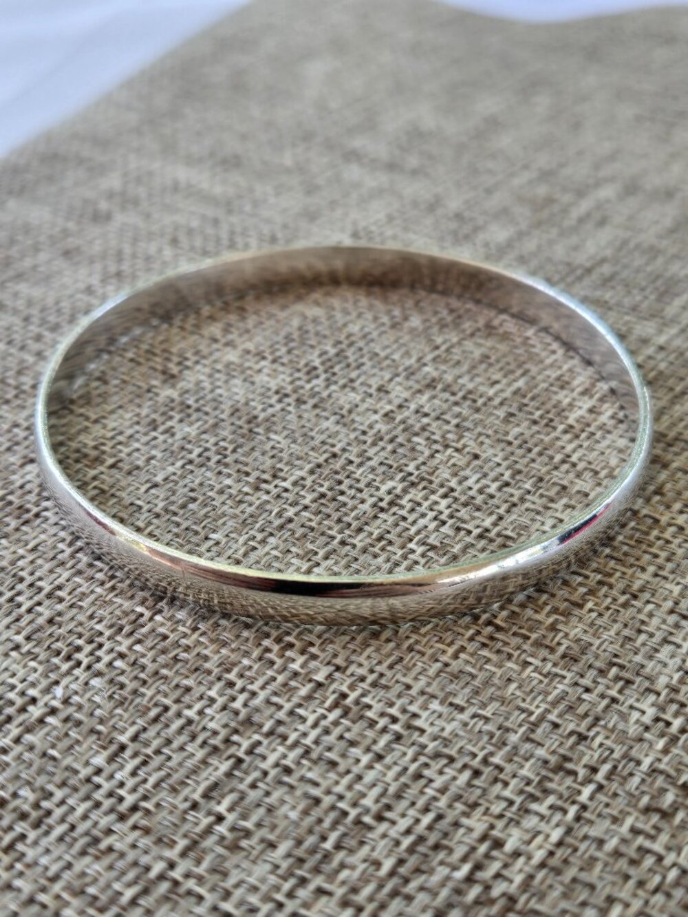Vintage Taxco Mexico Silver Bangle Thin Minimalis Bracelet - Picture 2 of 8